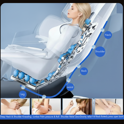 Advanced 4D AI Massage Chair – Zero Gravity Full-Body Relief & Smart Therapy
