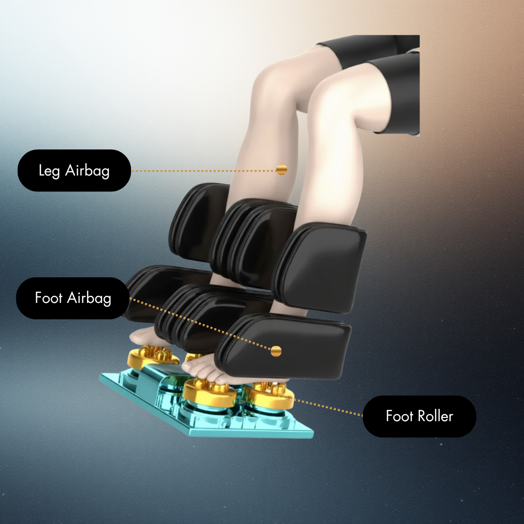 Advanced 4D AI Massage Chair – Zero Gravity Full-Body Relief & Smart Therapy