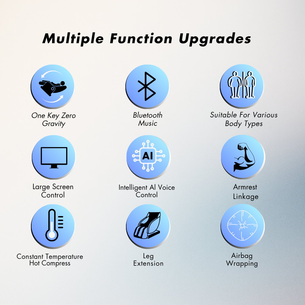 Advanced 4D AI Massage Chair – Zero Gravity Full-Body Relief & Smart Therapy