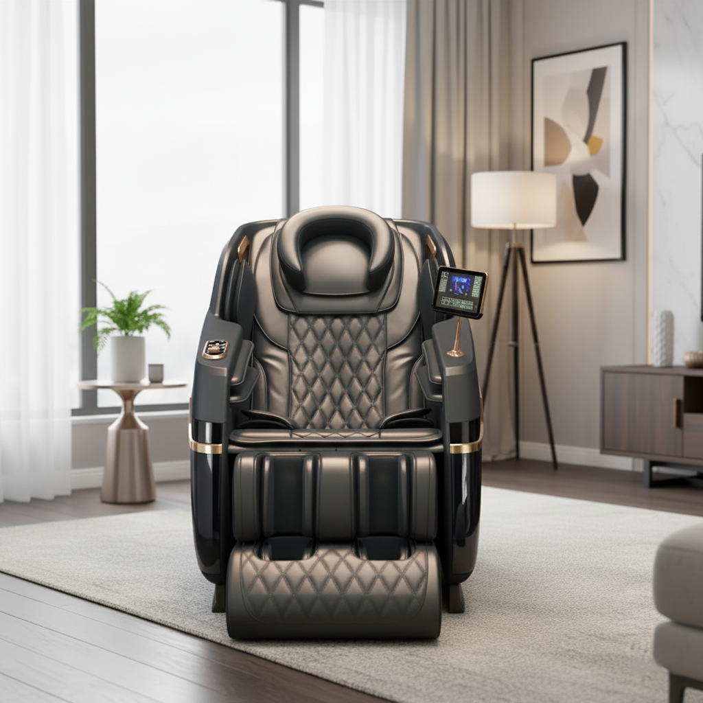 Advanced 4D AI Massage Chair – Zero Gravity Full-Body Relief & Smart Therapy