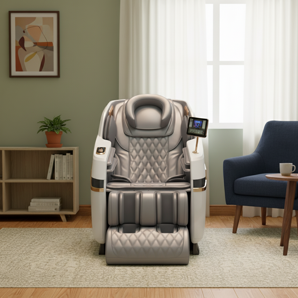 Advanced 4D AI Massage Chair – Zero Gravity Full-Body Relief & Smart Therapy