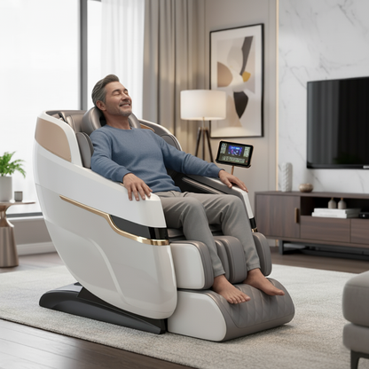 Advanced 4D AI Massage Chair – Zero Gravity Full-Body Relief & Smart Therapy