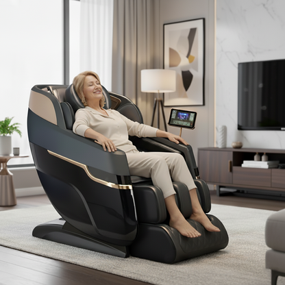Advanced 4D AI Massage Chair – Zero Gravity Full-Body Relief & Smart Therapy