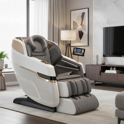 Advanced 4D AI Massage Chair – Zero Gravity Full-Body Relief & Smart Therapy
