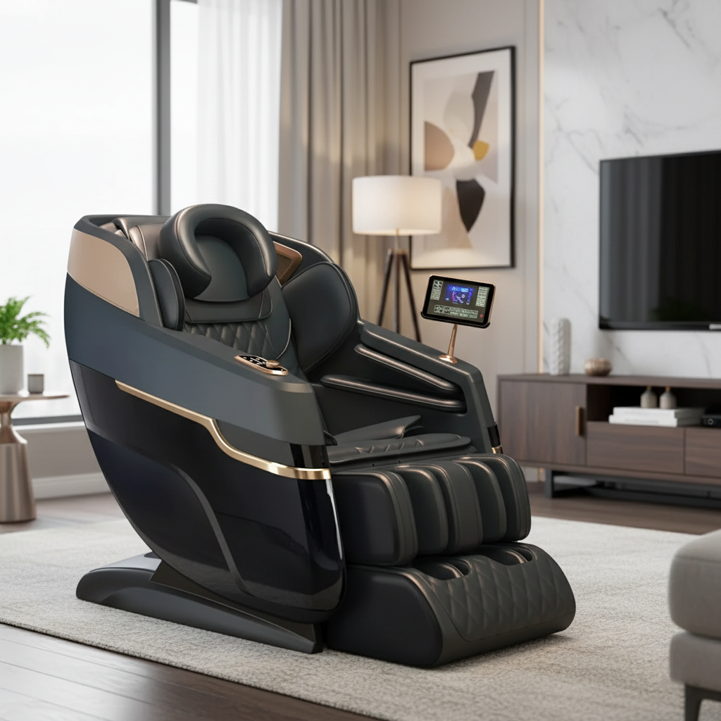 Advanced 4D AI Massage Chair – Zero Gravity Full-Body Relief & Smart Therapy